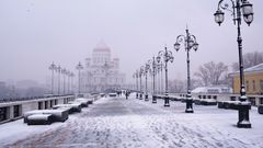 Зима в Москва