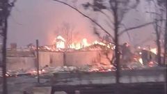 Пожар в Вашингтоне