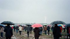 Митинг во время грозы