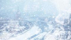 Москва метель