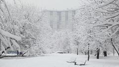 Москва зимой