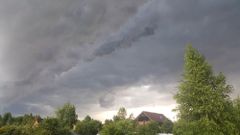 Грозовой фронт в Подмосковье