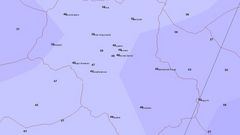 Карта погоды снег