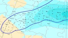Карта снежного покрова