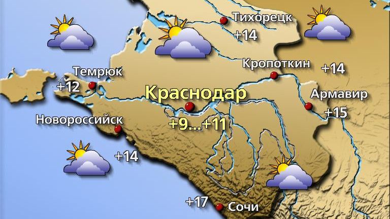 погода февраль месяц краснодар