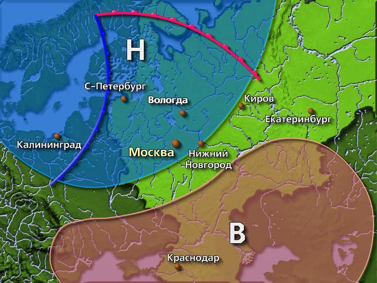 Погода карта погоды