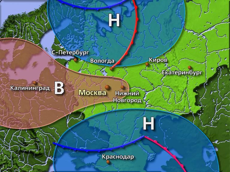 Погода карта погоды