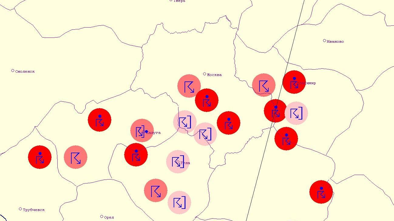 Погода в орле карта