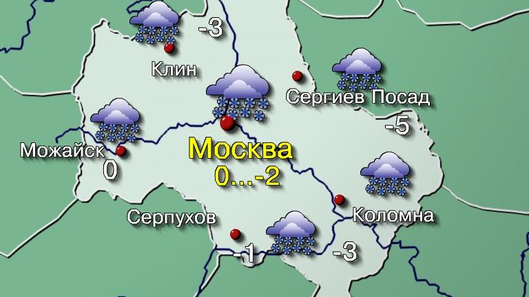 Погода в Москве 27 января