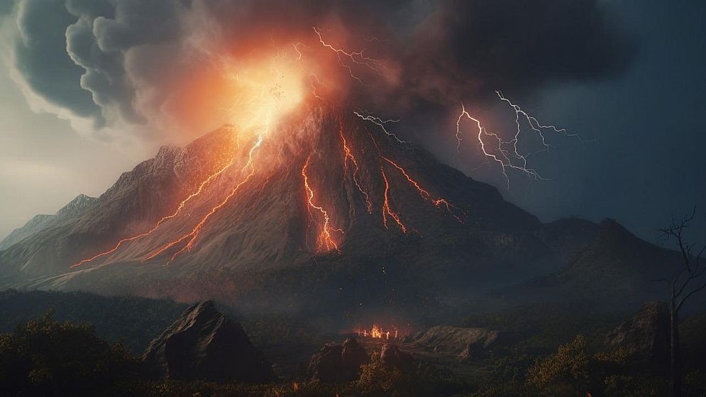 Извержение вулкана привело к образованию рекордных молний