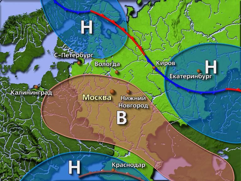 Карта погоды вологда