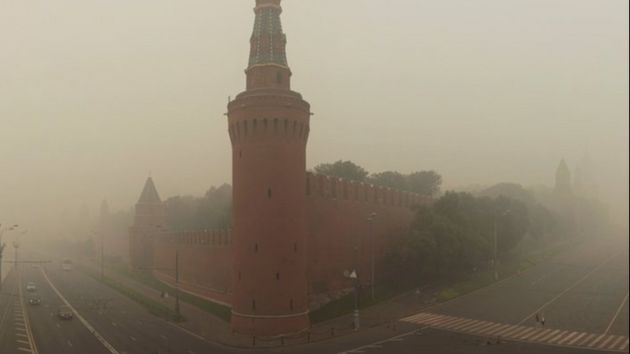 Туман в Москве