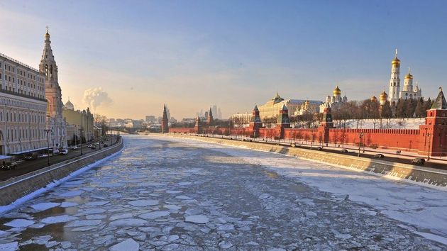 Москва зима