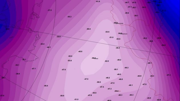Карта погоды температура минимальная