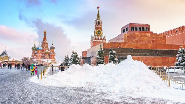 Москва зимой