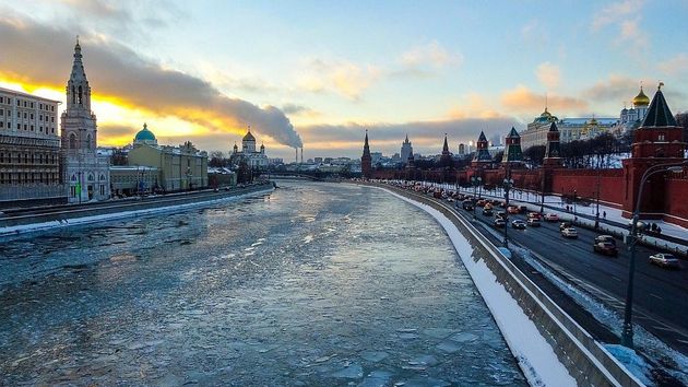 Москва зимой