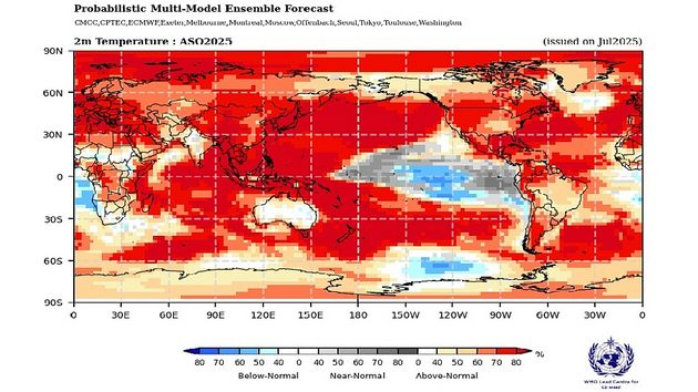 Прогноз аномалия температуры на зиму