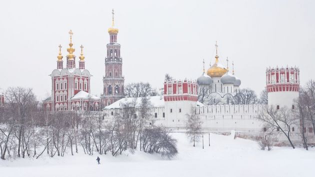 Снегопад в Москве