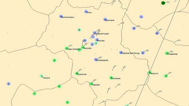 Карта погоды