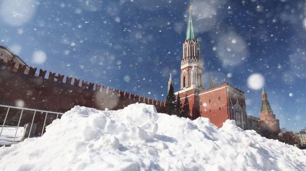 Москва зимой 