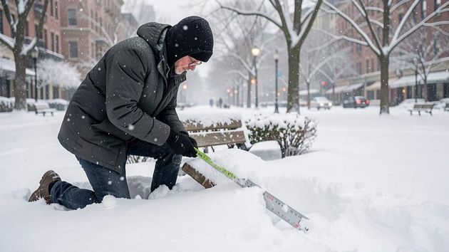 Измеряем снег